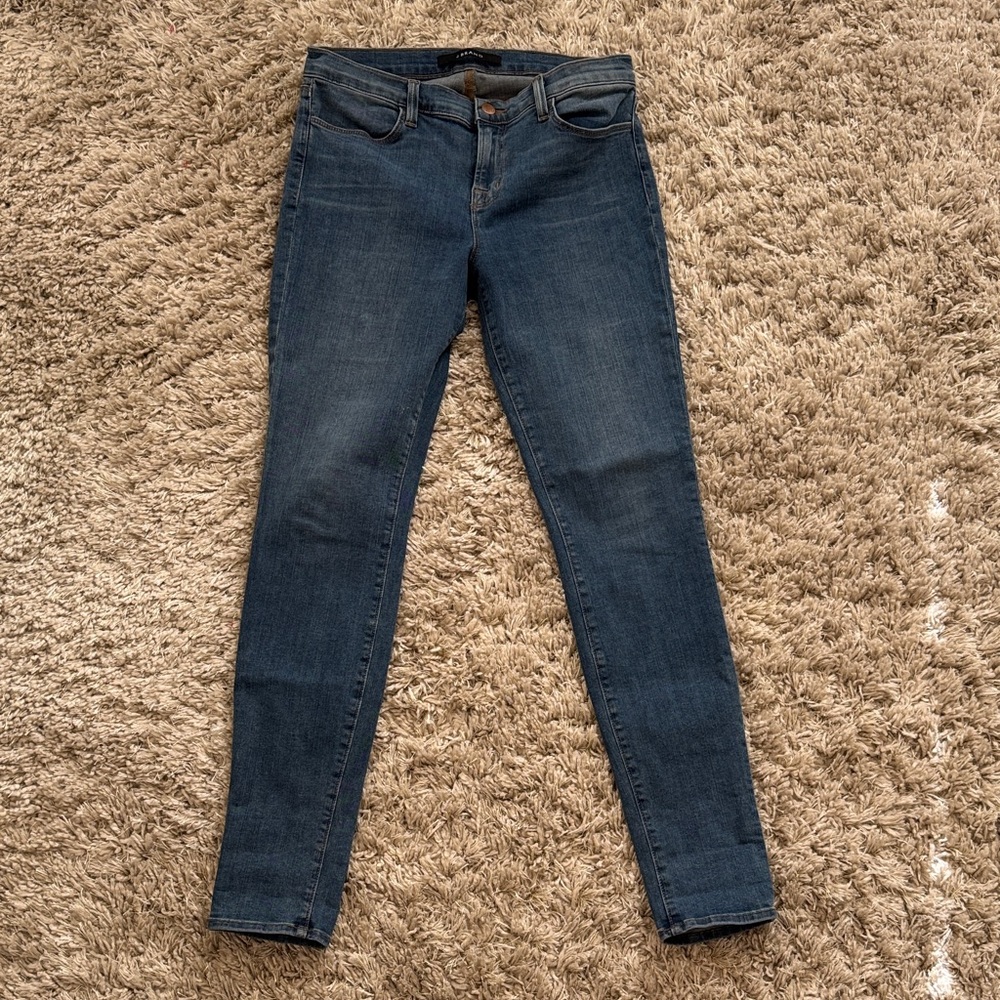 J Brand Dark Blue Skinny Jeans